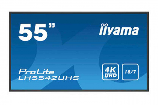  Фото информационный дисплей iiyama 55" lh5542uhs-b3 - фото 1