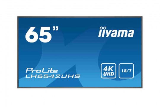  Фото информационный дисплей iiyama 65" lh6542uhs-b3 - фото 1