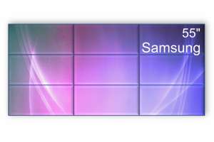  Фото видеостена 3x3 samsung 55" vh55r-r - фото 2