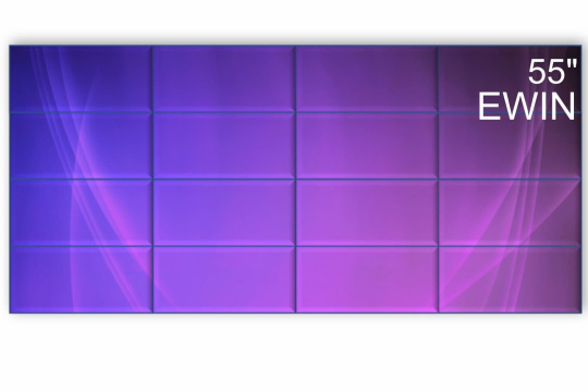  Фото видеостена 4x4 ewin 55" bm55l - фото 1